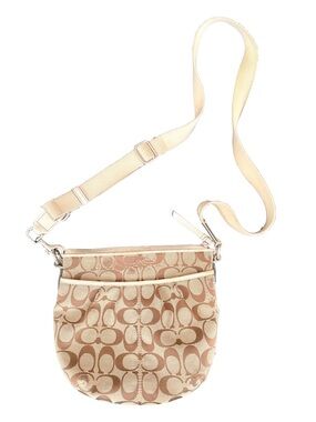 Coach Signature Jacquard Crossbody Bag with Adjustable Strap